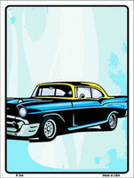 Classic Car Chevy Metal Novelty Parking Sign
