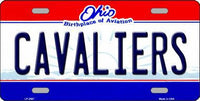 Cleveland Cavaliers Ohio Novelty State Background Metal License Plate