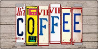 Coffee Wood License Plate Art Novelty Metal License Plate