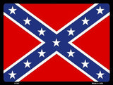 Confederate Flag Metal Novelty Parking Sign