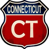 Connecticut Metal Novelty Highway Shield