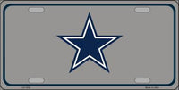 Dallas Cowboys Star Novelty Metal License Plate