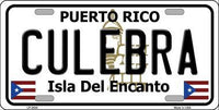 Culebra Puerto Rico State Background Metal Novelty License Plate