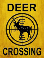 Deer Crossing Metal Novelty Parking Sign