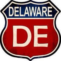 Delaware Metal Novelty Highway Shield