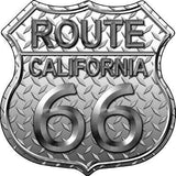 Route 66 Diamond California Metal Novelty Highway Shield