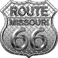 Route 66 Diamond Missouri Metal Novelty Highway Shield