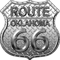 Route 66 Diamond Oklahoma Metal Novelty Highway Shield