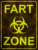 Fart Zone Metal Novelty Parking Sign