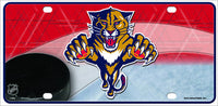 Florida Panthers NHL Jersey Logo Metal Novelty License Plate