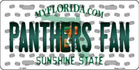 Florida Panthers NHL Fan Florida State Background Novelty Metal License Plate