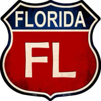 Florida Metal Novelty Highway Shield
