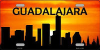 Guadalajara City Silhouette Wholesale Metal Novelty License Plate