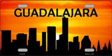 Guadalajara City Silhouette Wholesale Metal Novelty License Plate