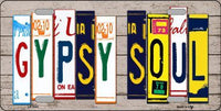 Gypsy Soul Wood License Plate Art Novelty Metal License Plate