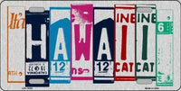 Hawaii License Plate Art Brushed Aluminum Metal Novelty License Plate