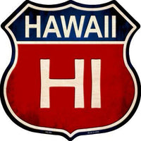 Hawaii Metal Novelty Highway Shield