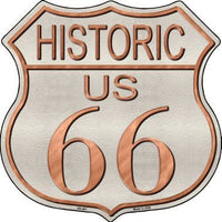Historic Route 66 Metal Novelty Highway Shield