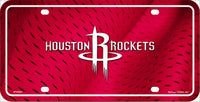 Houston Rockets Jersey Logo Novelty Metal License Plate