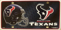 Houston Texans Helmet Logo Novelty Metal License Plate