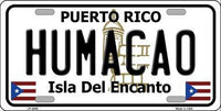 Humacao Puerto Rico State Background Metal Novelty License Plate
