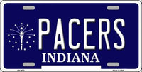 Indiana Pacers Indiana Novelty State Background Metal License Plate
