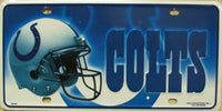 Indianapolis Colts Helmet Logo Novelty Metal License Plate