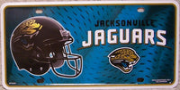 Jacksonville Jaguars Helmet Logo Novelty Metal License Plate
