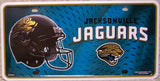 Jacksonville Jaguars Helmet Logo Novelty Metal License Plate