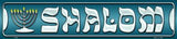 Shalom Metal Novelty Mini Street Sign