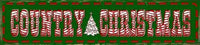 Country Christmas Metal Novelty Street Sign