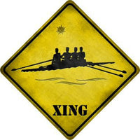 Kayak Racing Xing Novelty Metal Crossing Sign