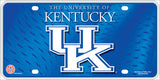 Kentucky Wildcats Deluxe Helmet Logo Novelty Metal License Plate