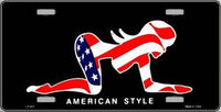 American Style Sexy Metal Novelty License Plate