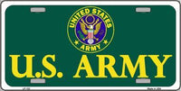 United States Army Metal Novelty License Plate
