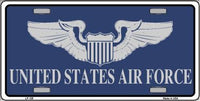 United States Air Force Metal Novelty License Plate