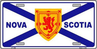 Nova Scotia Flag Metal Novelty License Plate
