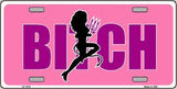 She Devil Bitch Pink Metal Novelty License Plate