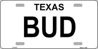 Bud and Sissy Novelty Metal License Plate