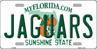 Jacksonville Jaguars Florida State Background Novelty Metal License Plate