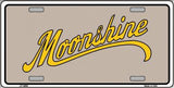 Moonshine Novelty Metal License Plate