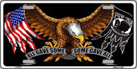 All Gave Some Some Gave All POW MIA Novelty Metal License Plate