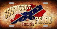 Kentucky Southern Pride Novelty Metal License Plate