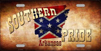 Arkansas Southern Pride Novelty Metal License Plate