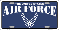 United States Air Force Metal Novelty License Plate