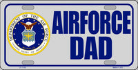 Air Force Dad Metal Novelty License Plate