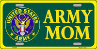 United States Army Mom Metal Novelty License Plate