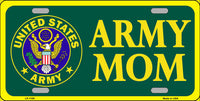 United States Army Mom Metal Novelty License Plate