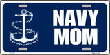 Navy Mom Metal Novelty License Plate