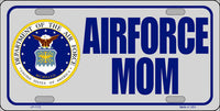 Air Force Mom Metal Novelty License Plate